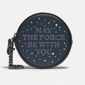Star Wars X Coach May The Force Be With You Round Coin Case